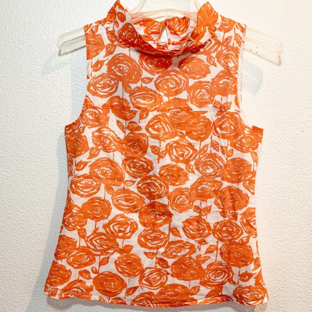 J.Crew Sleeveless Floral Tank Size 4